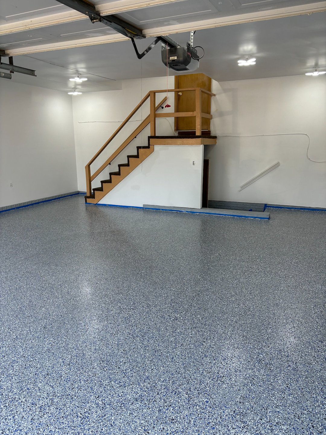 100%  Polyaspartic Floor Coating Transforms Homeowner’s Garage in Centralia, IL